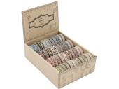 Assorted 2m linen ribbon*
(ADD 48 FOR DISPLAY)