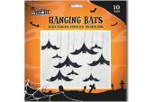 Pack 10, hanging paper bats.