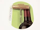Wooden handle corkscrew