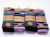 Ladies striped bamboo socks.
(3pkt x4)