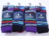 Mens spot/stripe design socks.
(3pkt x4)