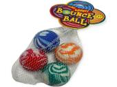 Pack 4, 45mm swirl hi-bounce balls.
