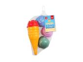 Pack 4, ice cream cone sand moulds*