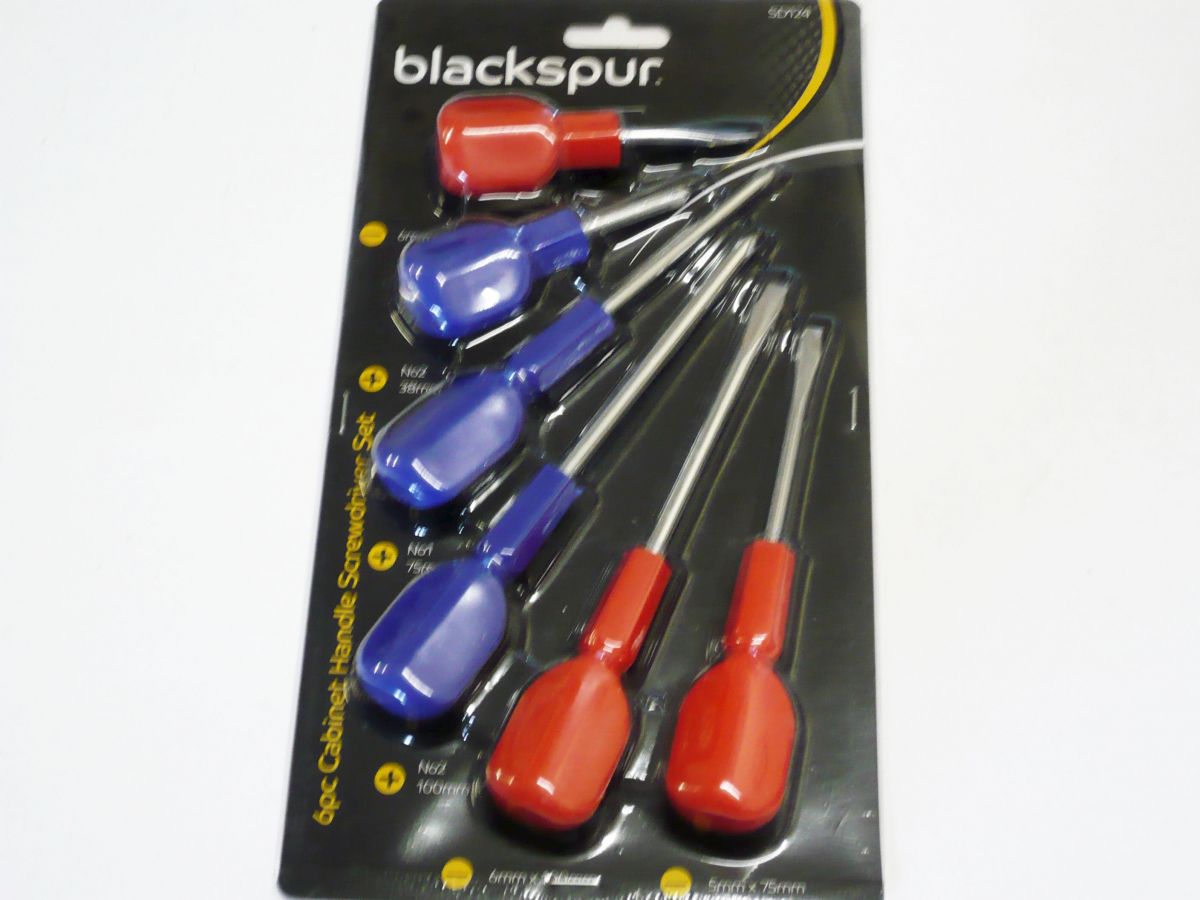 Blackspur 6pc screwdriver set*