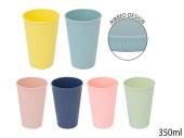 350ml ribbed picnic tumbler - 6/cols* 350ml ribbed picnic tumbler - 6/cols*