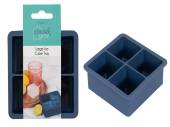4 large square silicone ice cube trays*