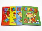Pack 24, A5 colouring books - 4asstd* Pack 24, A5 colouring books - 4asstd*