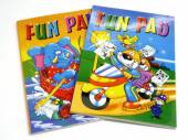 Pkt 12, A5, fun pads, (4asstd).* Pkt 12, A5, fun pads, (4asstd).*