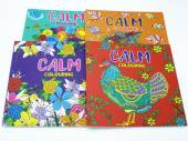 Square calm colouring book - 4asstd*