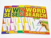 A4 large print word search books - 4asstd*