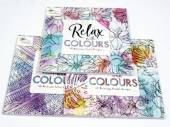 Relax with colours adult colour book - pattern/animal/floral* Relax with colours adult colour book - pattern/animal/floral*