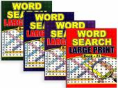 A4, word search books, large print.*