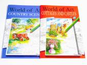 World of Art A4 colouring books - 2asstd*