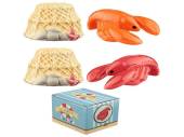 Ceramic lobster and pot cruet set*