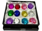 Box 12, coloured glass prisms - 6/cols* Box 12, coloured glass prisms - 6/cols*