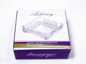 Square glass ashtray*