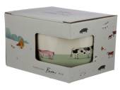 Porcelain boxed Willow Farm mug*