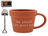 Boxed plant pot mug and shovel spoon*