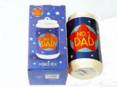 No 1 Dad resin can shaped money box, H15cm. 
30PCS ONLY IN STOCK