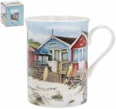 Sandy Bay boxed fine china mug H10cm.