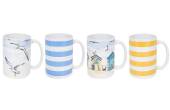 Set 4, 11oz loose china mugs*
