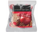 Pack 20, scented tea light - APPLE CINNAMON*