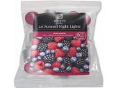 Pack 20, 8hr scented tea lights - MIXED BERRIES*
