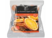 Pack 20, 8hr scented tealights - SPICED ORANGE*