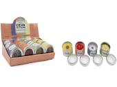 Fragranced candle in tin - 4asstd*
(ADD 12 FOR DISPLAY)