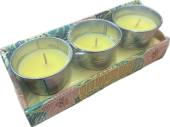 Pack 3, citronella bucket candles* Pack 3, citronella bucket candles*