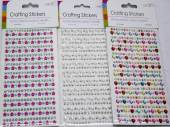 Mini craft stickers - 3/asstd* Mini craft stickers - 3/asstd*
