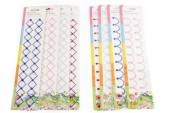 Pkt 2, gem border stickers, 2asstd - 4/cols* Pkt 2, gem border stickers, 2asstd - 4/cols*