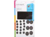 Pack 20, assorted crafting magnet. Pack 20, assorted crafting magnet.