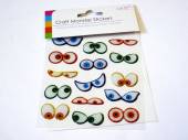 Pkt asstd eye craft stickers*