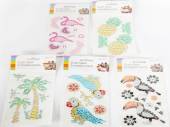 Tropical craft stickers - 5asstd* Tropical craft stickers - 5asstd*