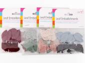 Pack of leaf embellishments - 4/cols* Pack of leaf embellishments - 4/cols*