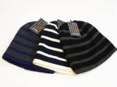 Childs striped beanie hat
(6-9 10-13) - 3/cols. Childs striped beanie hat
(6-9 10-13) - 3/cols.