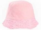 Girls cotton bush hat
(1-2/3-6yrs)
2/cols (white/pink)