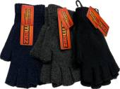 Boys knitted fingerless gloves - 3cols* Boys knitted fingerless gloves - 3cols*