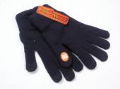 Black thermal touch screen knitted gloves. Black thermal touch screen knitted gloves.
