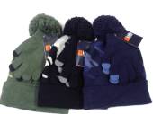Camo print knitted hat and glove set - 3/cols. (one size)