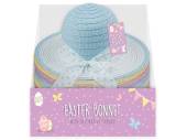 Easter bonnet with ribbon - 4/cols.