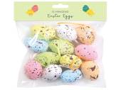 Pack 12, medium hanging Easter eggs.