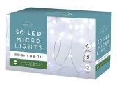 B/op 50 led micro lights (in/outdoor) - BRIGHT WHITE. B/op 50 led micro lights (in/outdoor) - BRIGHT WHITE.
