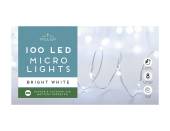 100 indoor/outdoor led micro lights.
(BRIGHT WHITE)