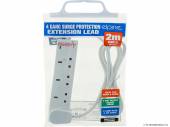 4 gang surge protection extension lead*