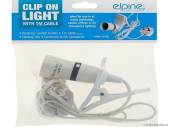 Clip on light with 1m cable* Clip on light with 1m cable*