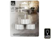Pack 3, led tealights*
(USE EL251) Pack 3, led tealights*
(USE EL251)