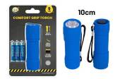 10cm led grip torch with batteries - 4/cols* 10cm led grip torch with batteries - 4/cols*