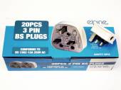 Box 20, 3pin bs plugs. Box 20, 3pin bs plugs.